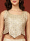 Beige Tissue Crop Top Palazzo Set