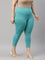 Dark Mint Cotton Stretch Churidar