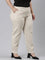 Women Cream Chinos Trousers