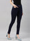 Women Solid Navy Super Stretch Jeggings