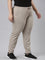 Women Solid Cotton Light Chocolate Cuffed Joggers