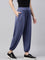 Women Solid Jean Blue Harem Pants