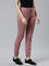 Women Solid Cotton Dusty Pink Cuffed Joggers