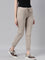 Women Solid Cotton Light Chocolate Cuffed Joggers