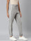 Women Grey Cotton Side Stripe Active Joggers