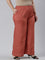 Rust Woven Viscose Basic Palazzo