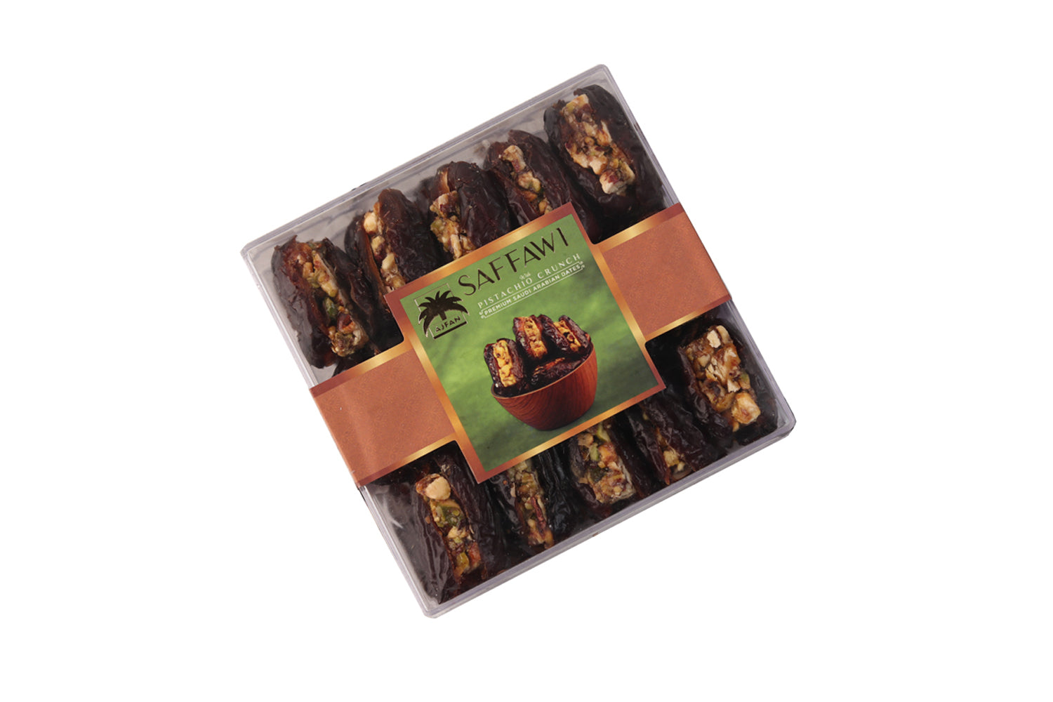 Natural Safawi Dates with Pistachios Crunch | Saudi Arabia Dates