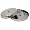 Stainless Steel Apple Shape Heavy Gauge Dinner Plates with Mirror Polish