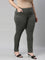 Women Solid Olive Green Super Stretch Jeggings