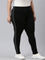 Women Monochrome Side Stripe Active Leggings