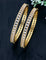 Designer Zircon Gold Plated Bangles ZBGL11009