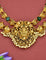 2 Layered Designer Antique Kempu Necklace Set