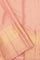 Golden Pink Tissue Kanjivaram Saree Peacock Design