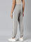 Women Grey Cotton Side Stripe Active Joggers