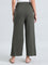 Olive Viscose Knit Palazzo