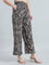 Black Viscoses Printed Palazzo