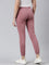 Women Solid Cotton Light Wine Cuffed Joggers