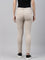 Women Beige Stripe Printed Jeggings