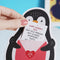 Penguin Card with Hidden Message - Set of 10