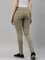 Women Solid Olive Green Super Stretch Jeggings