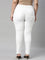 Women Solid White Super Stretch Jeggings