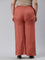 Rust Woven Viscose Basic Palazzo