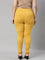 Golden Yellow Cotton Stretch Churidar