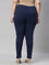 Women Solid Navy Super Stretch Jeggings