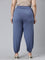 Women Solid Jean Blue Harem Pants