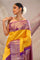 Golden Yellow Heritage Kanjivaram Silk Saree