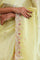 Lemon Yellow Crafted Tissue Saree