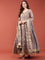 Lilac Tissue Floral Digital Print Anarkali Set