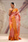 Georgia Peach Heritage Kanjivaram Silk Saree