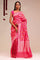 Jangla Banarasi Silk Saree In Punch Pink