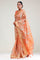 Desert Orange Crafted Tissue Saree