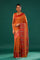 Kani Kashmiri Silk Saree - Pumpkin Orange