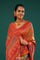 Kani Kashmiri Silk Saree - Pumpkin Orange