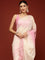 Baby Pink Crepe Stone Work Saree