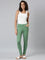 Women Solid Emerald Green Super Stretch Jeggings