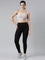 Black Cotton Stretch Yoga Legging