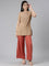 Rust Woven Viscose Basic Palazzo