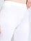 White Knit Seamless Cycling Shorts