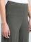 Olive Viscose Knit Palazzo
