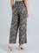 Black Viscoses Printed Palazzo