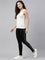 Women Monochrome Side Stripe Active Leggings