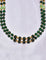 Designer 2-Line Monalisa Emerald Beads Mala