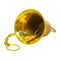 Brass Temple Pooja Bell, Brass Hanging Bell with Brass Chain