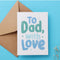 Dear Dad Letter Card