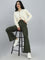 Dark Olive Suede Bell Bottom