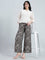 Black Viscoses Printed Palazzo